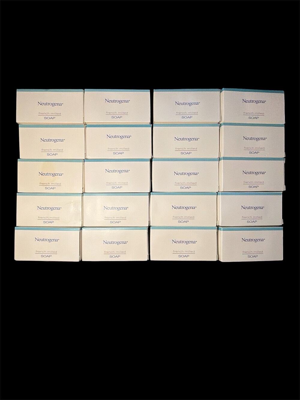 Neutrogena French Milled Bath Soaps Lot of 20 (1 oz ea) Bars Travel Size New